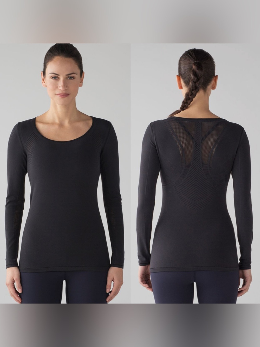 Lululemon Reveal Long Sleeve Black Size Small NWT
